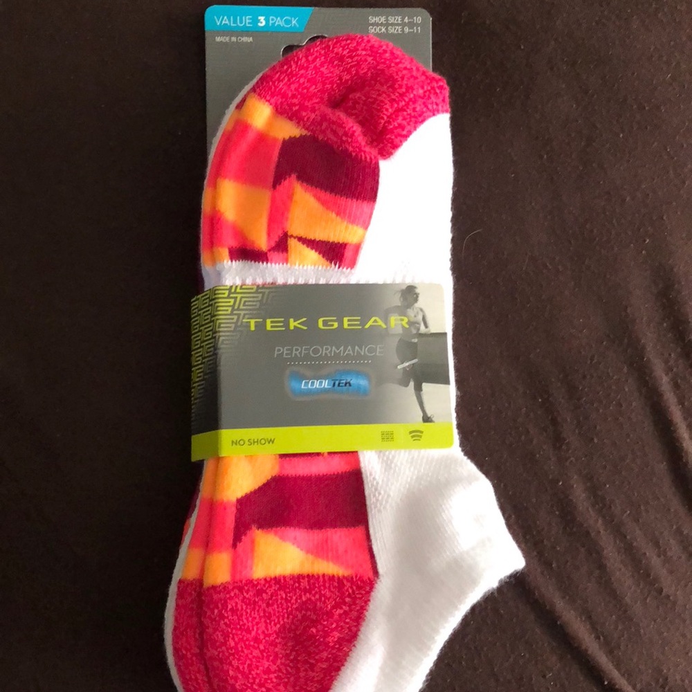 Tek gear no show cooltek socks